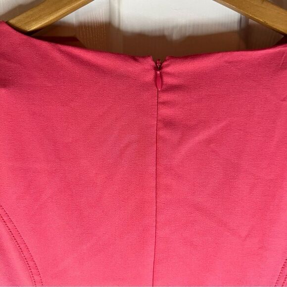 Marc New York Andrew Mark Cap Sleeve Mini Dress Size 14 Red Pink - Picture 6 of 8